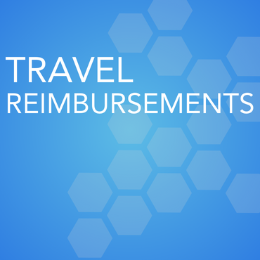 A button with text reading Travel Reimbursements